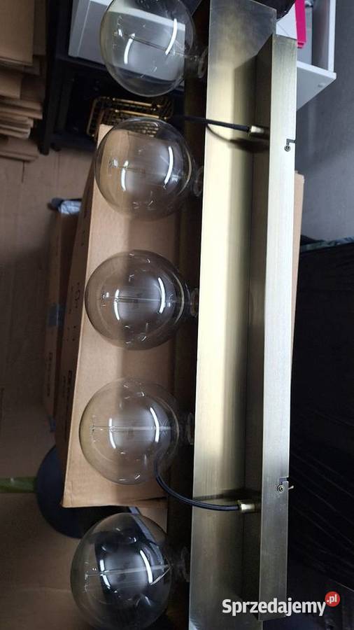 Lampa sufitowa dekoracyjna szczotkowane złoto z małopolskie