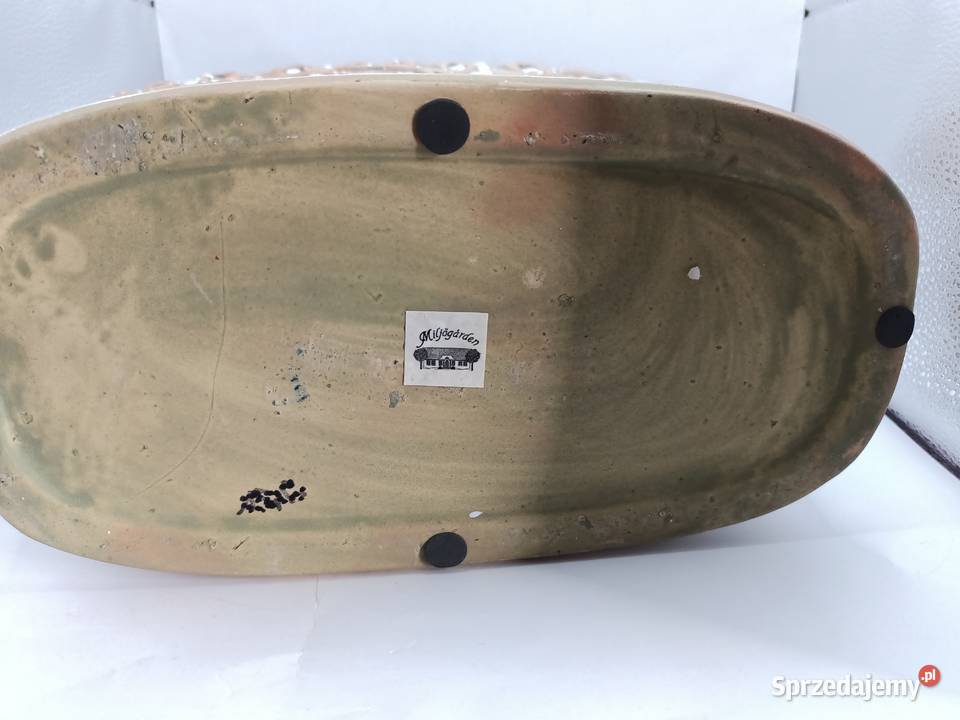 Doniczka osłonka ceramiczna łódka postarzania Zamość