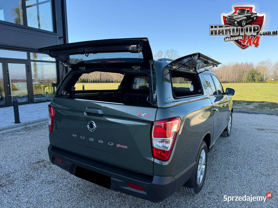 Zabudowa paki Ssangyong Grand Musso Szyby