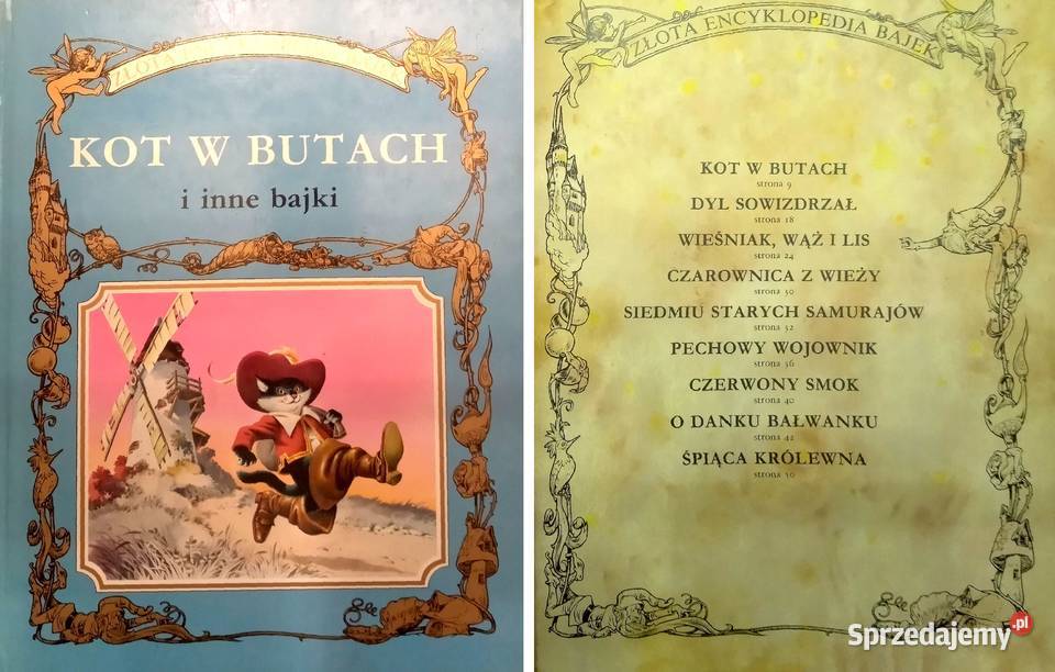 440 Bajki Dzieci Kot w Butach i inne bajki P 11 Książki dla dzieci Warka