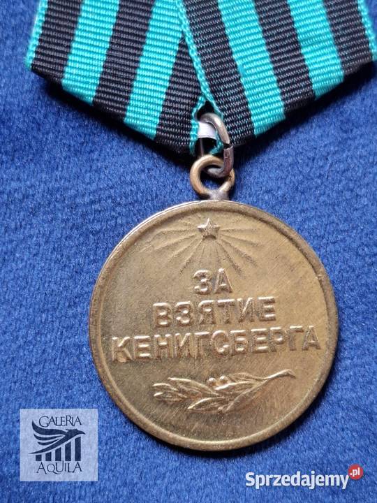 Medal ZSRR zdobycie Koenigsbergu Królewca Kolekcje Wejherowo