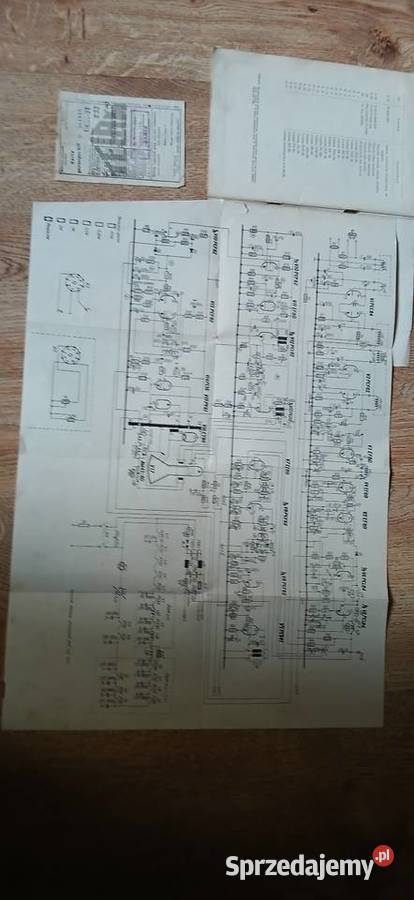 Instrukcja obsługi SCHEMAT radio telewizor