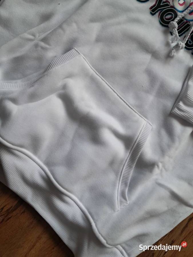 nowa damska biała bluza w rozmiarze S brak metki biały Odzież sportowa