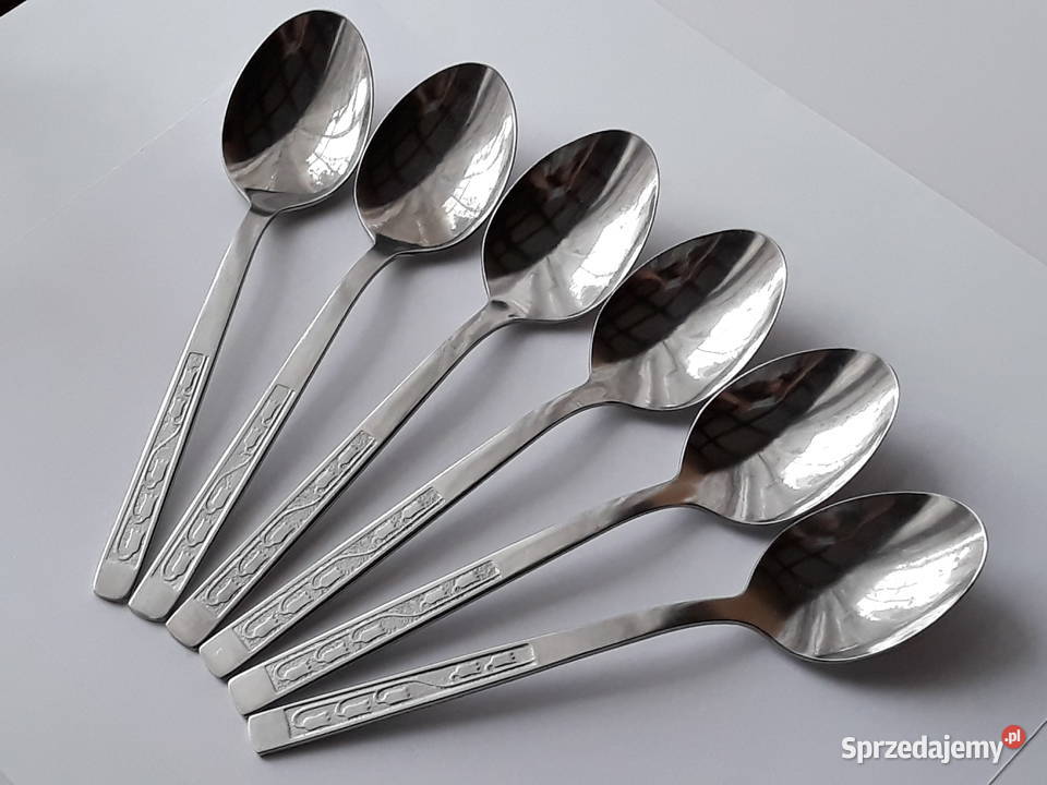 Łyżki obiadowe 2 KONWALIE Gerlach sztućce PRL Dąbrowa Górnicza