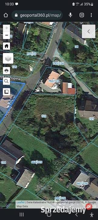Działka 1830 m2 Popielów woj Opolskie