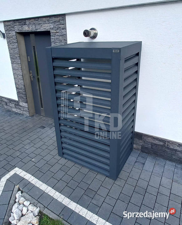 Osłona pompy ciepła 90x50x180 antracyt TKD191