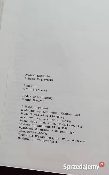 Karol Bunsch Odnowiciel Wyd Literackie 1988 r wielkopolskie sprzedam