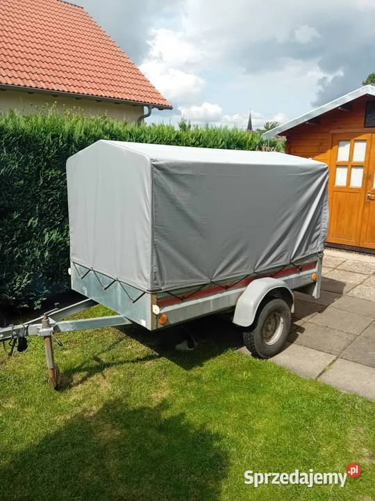 Przyczepka przyczepa samochodowa plandeka 750 Siedlisko