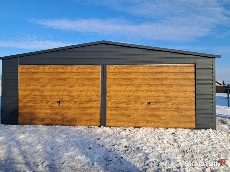 Garaż blaszany 7x5 WZMOCNIONY PROFILAMI Konstantynów Łódzki
