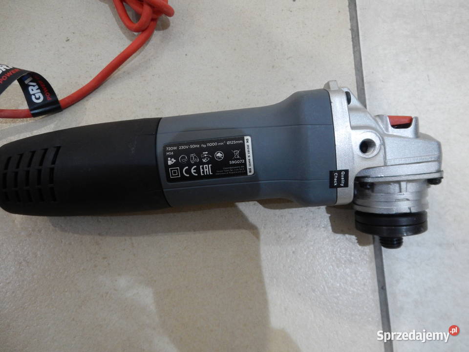 Szlifierka kątowa Graphite 59G072 Leżajsk