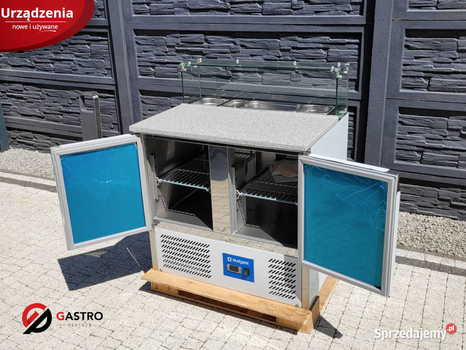 Stół chłodniczy 2 drzwiowy do pizzy z nadstawką Ostrów Wielkopolski