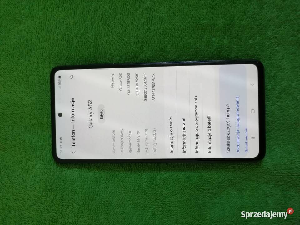 Samsung A 52 Super Amoled 67 6128GB Kraków sprzedam