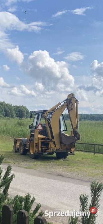 Koparko ładowarka Cat 428 B szczęka teleskop Sochaczew