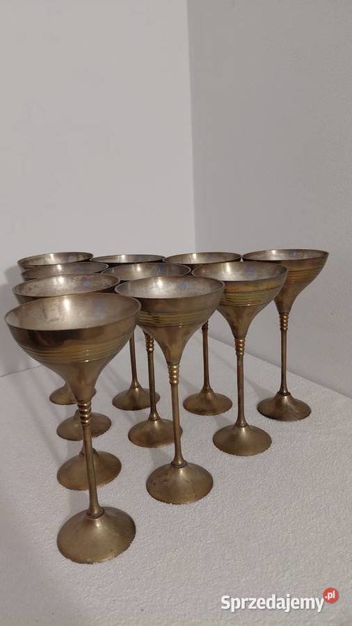 Kielichy z Mosiądzu 10 vintage