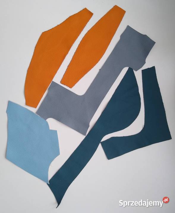 Skóra Licowa Włoska średnie i małe kawałki 4