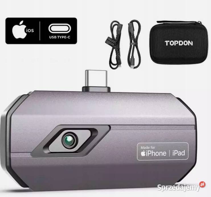 TOPDON TC002 Kamera termowizyjna Iphone IOS USBC Gorzów Wielkopolski
