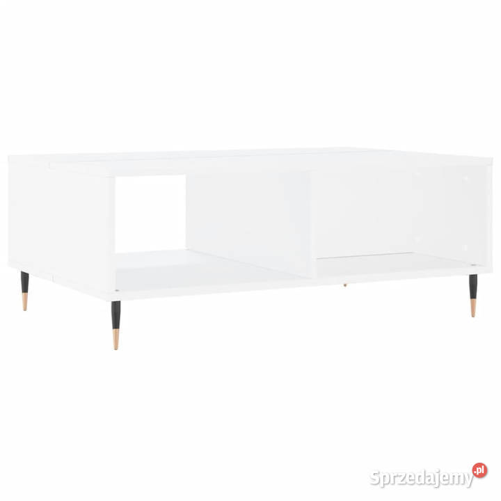 Stolik kawowy biały 90x60x35 materiał Stoły Warszawa