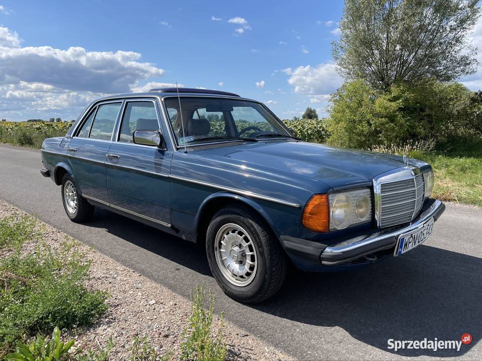 Mercedes Benz W123 240D beczka niebieski Płońsk