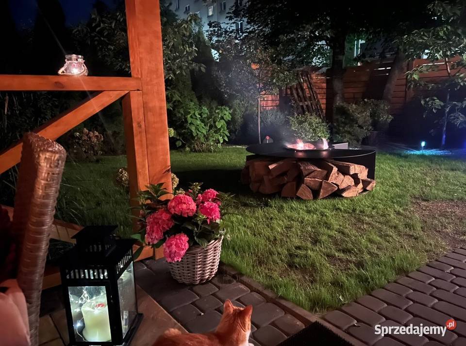 Palenisko ogrodowe stalowe czarne 150