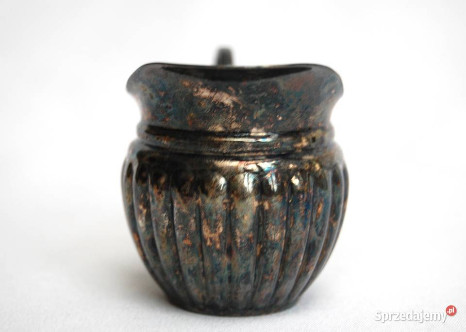 Posrebrzany mlecznik platerowany srebrem lubelskie Lublin