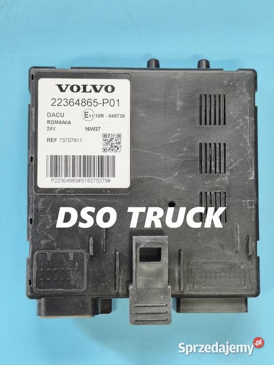 22364865P01 STEROWNIK KASETA KOMPUTER DACU VOLVO Układ elektryczny, zapłon świętokrzyskie