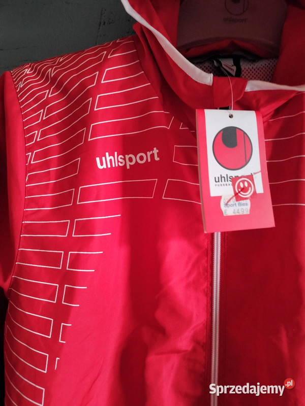 Nowa kurtka reprezentacyjna na mecz Uhlsport 152 uniseks Strzyżów sprzedam