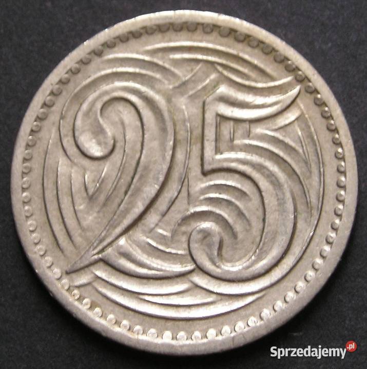 Czechosłowacja 25 halerzy 1932 stan 2 Łódź