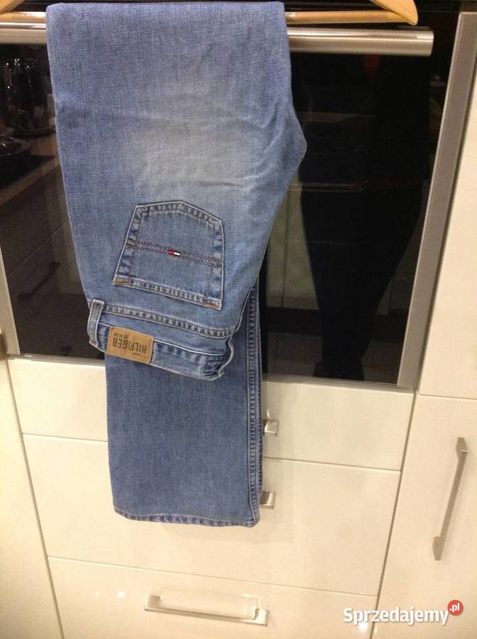 Spodnie Dzwony Jeans Damskie TOMMY HILFIGER XS niebieski Nowa Sól