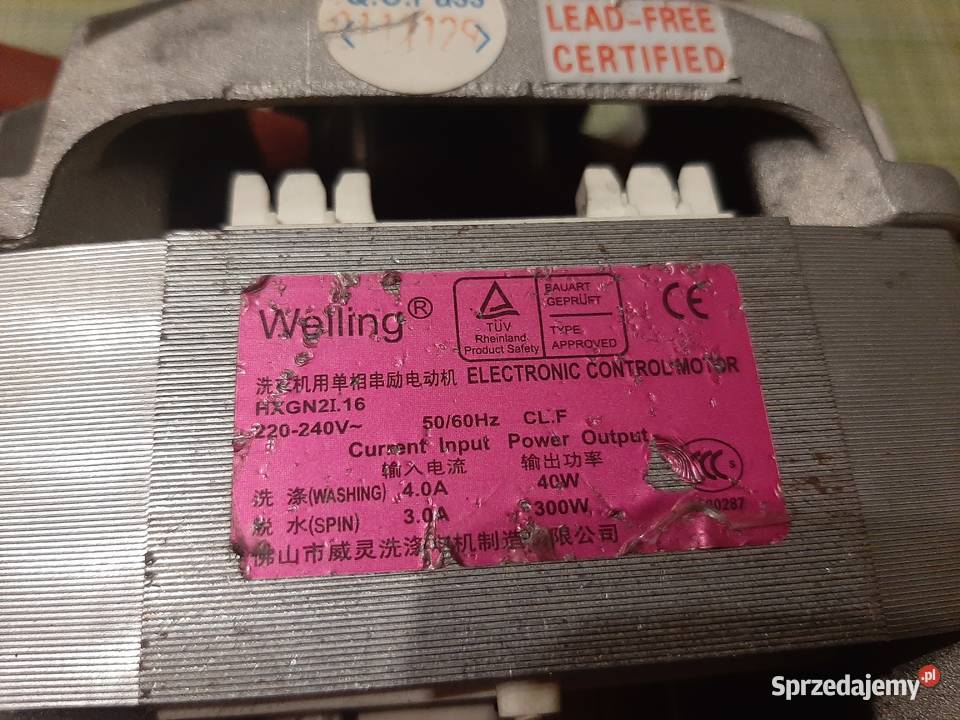 Silnik Welling HXGN2I16 do pralki Samsung inne Skierniewice