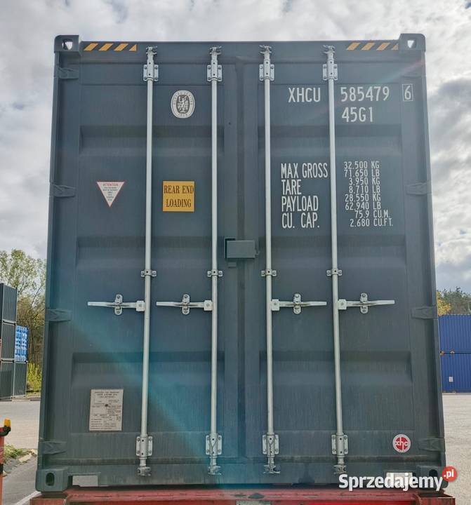 12m 40HC Kontener morski double door Nowy