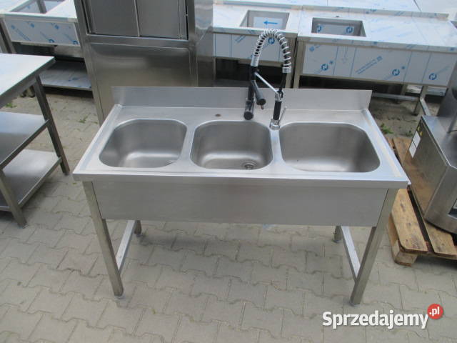 Zlew Gastronomiczny 3 Komorowy 1306085 Gastronomia wielkopolskie Ostrów Wielkopolski sprzedam
