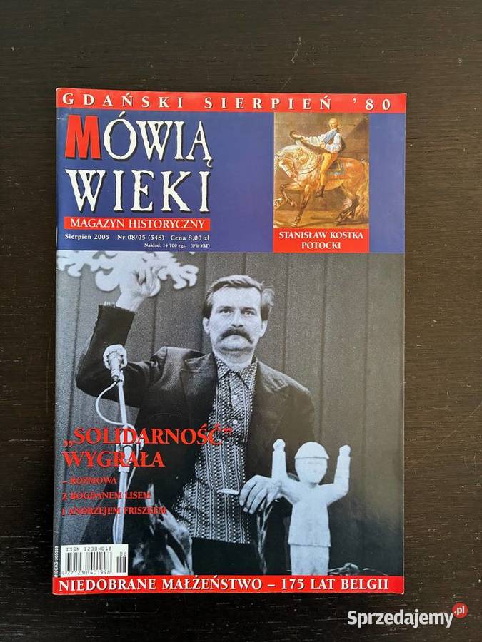 Magazyn Historyczny Mówią Wieki 0805 sierpień Rok wydania 2005 Czasopisma Elbląg