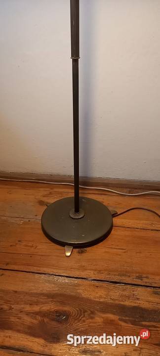 Stara mosiężna lampa podłogowa z ruchomym łódzkie Skierniewice