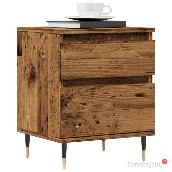 Szafka nocna stare drewno 40x35x50 materiał Warszawa