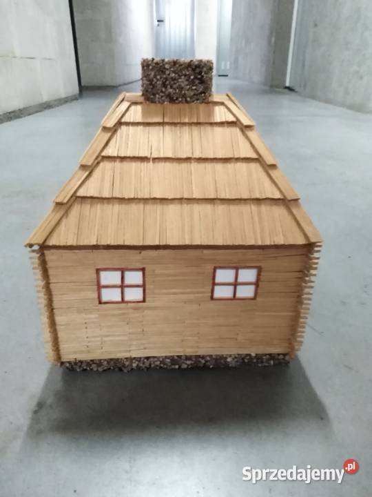 domek z zapałek mazowieckie Ostrów Mazowiecka sprzedam