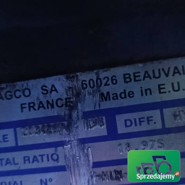 Przedni Most 720520 3765754R1 3429765M96 Massey Wilkowo