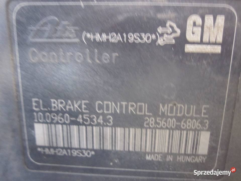 ASTRA J 12r pompa ABS 13370782 osobowe Pompy hamulcowe Układ hamulcowy Kielce