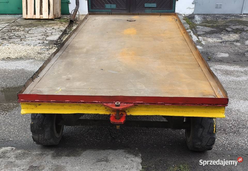Przyczepa sadownicza transportowa platforma nieuszkodzony lubelskie Kraśnik