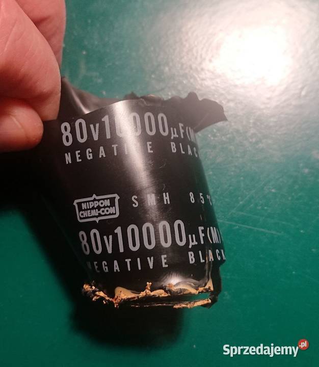 2x Original Nippon ChemiCon 10000uF 80V 35x50mm Tarnów sprzedam