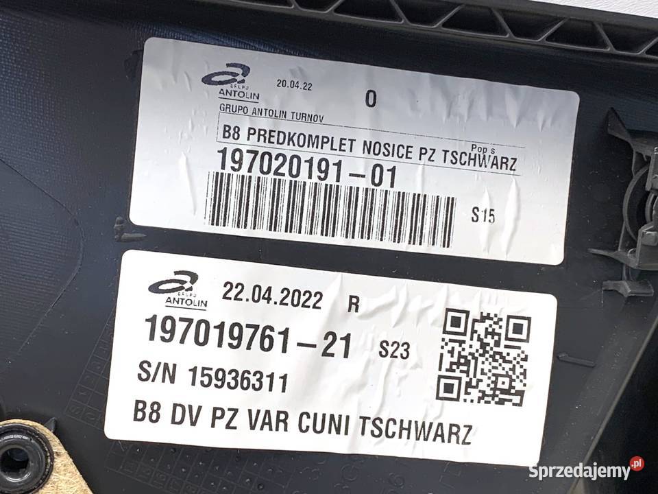 BOCZEK DRZWI PRAWY TYŁ VW PASSAT B8 Kombi osobowe podkarpackie