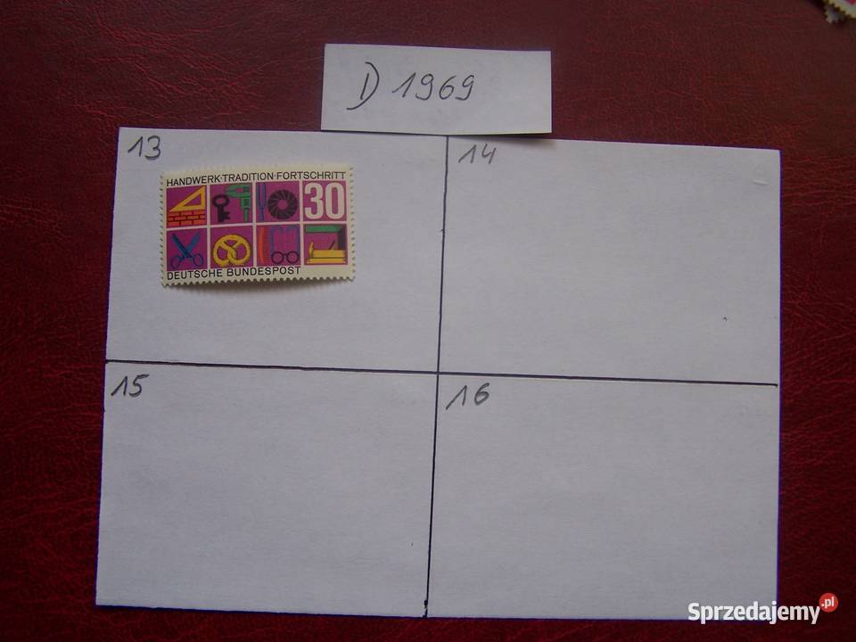 Niemcy 1969 MNH Znaczki z roczników WYBIERAJ Filatelistyka Tychy sprzedam