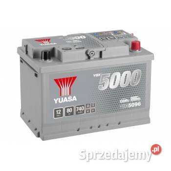 Akumulator Yuasa Silver 12V 80Ah 740A Prawy Plus świętokrzyskie Ostrowiec Świętokrzyski