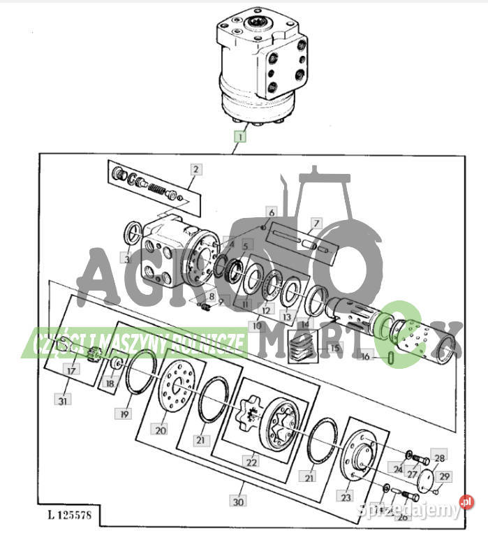 AL55296 POMPA HYDR WSPOMAGANIA JD Wichrów