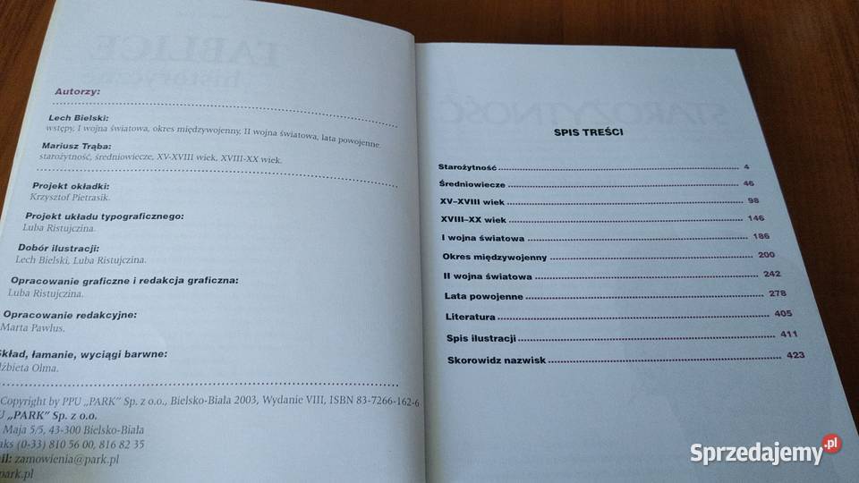 Tablice historyczne Lech Bielski Mariusz Trąba Podręczniki Książki i Podręczniki Gdańsk