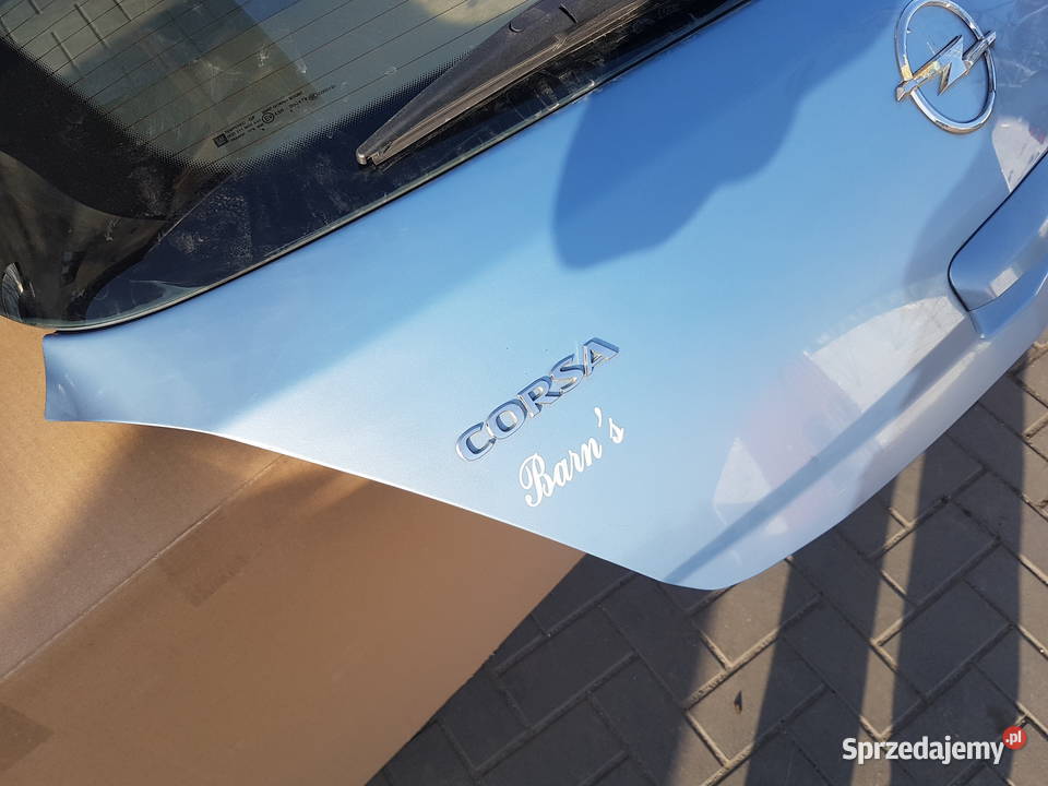 OPEL CORSA D TYLNA KLAPA SZYBA TYLNA KLAPA Z21C Rok produkcji 2009 Turek sprzedam