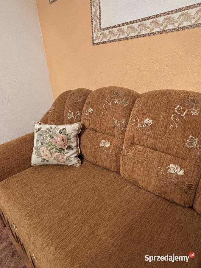 Rozkładana kanapa w stylu vintage Sofy i kanapy Katowice sprzedam