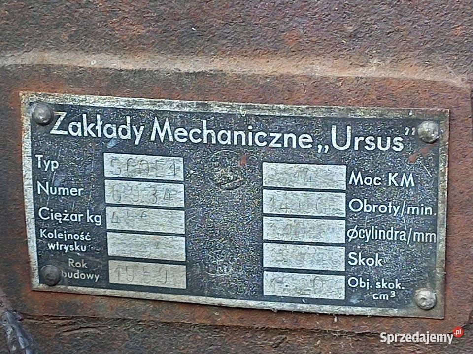 Silnik Andoria S60 produkcja URSUS Silnik i osprzęt lubelskie Lubartów