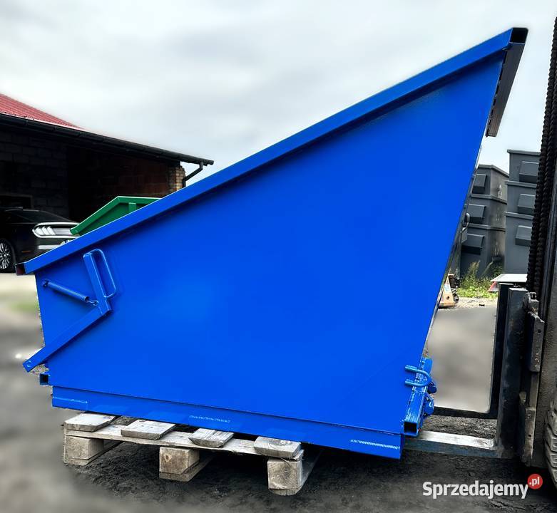 Kontener z otwieranym dnem 1 m3 kontener Magazynowanie Niedrzew Pierwszy