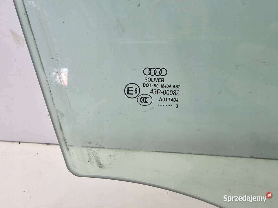 SZYBA BOCZNA DRZWI PRAWY PRZÓD AUDI Q3 8U 2013R