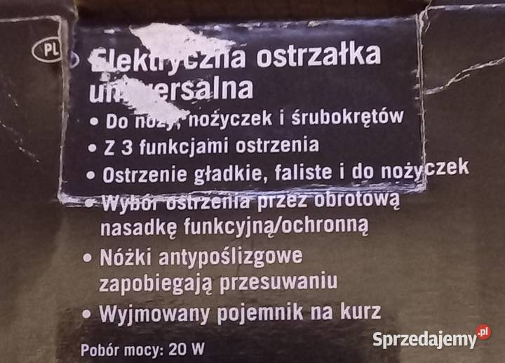 Ostrzałka do noży elektryczna Narzędzia Warszawa